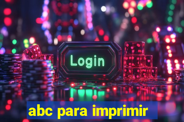 abc para imprimir